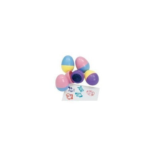 6 Easter Egg Stampers - Measure 1.5 Inches for Easter eggs hunt game, Party, Kid's stamps activities