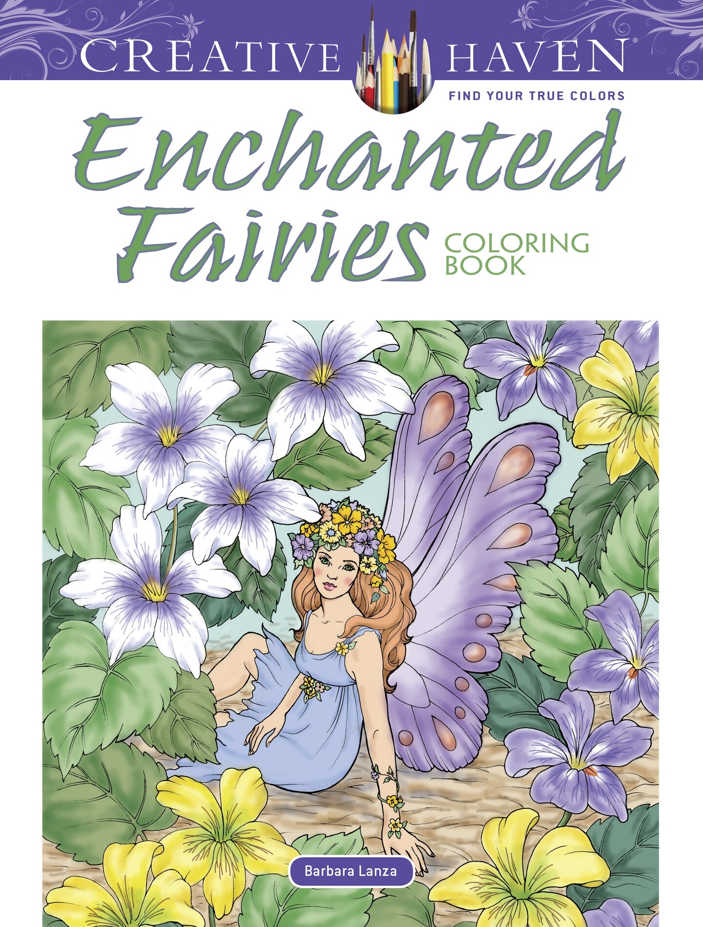 Creative Haven: Enchanted Fairies Coloring Book- | Michaels