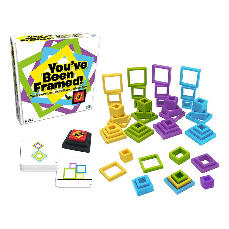 You&#x27;ve Been Framed! - Fast-Paced Stacking And Building Game - For Ages 8+