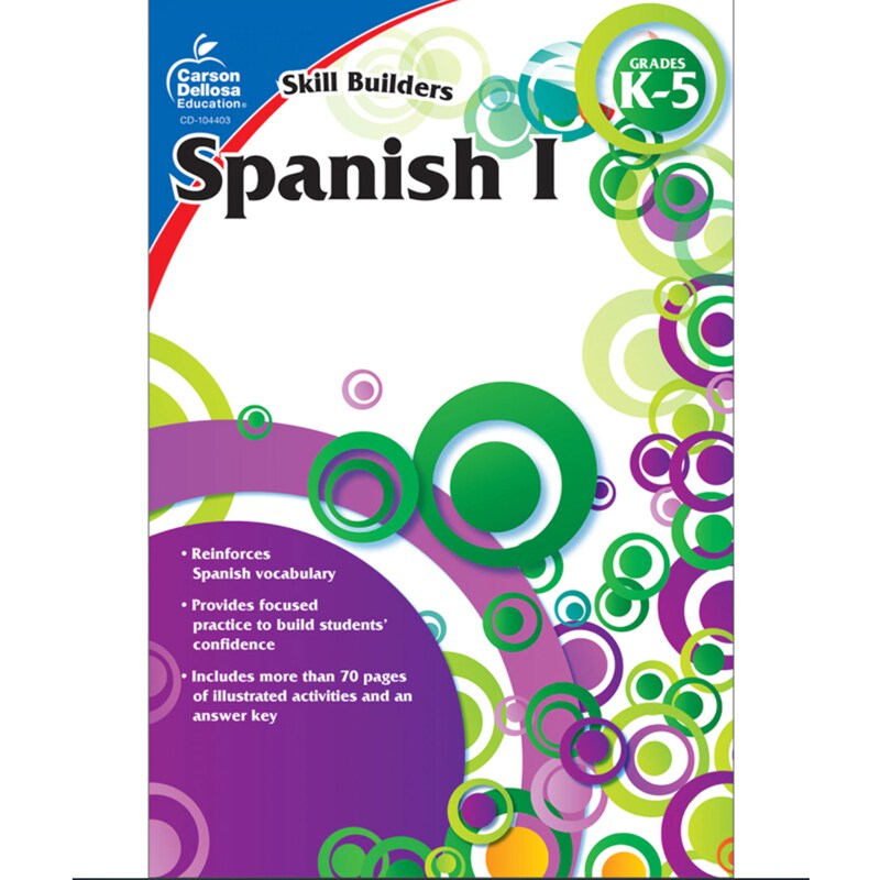 Skill Builders Spanish I Workbook, Grades K-5