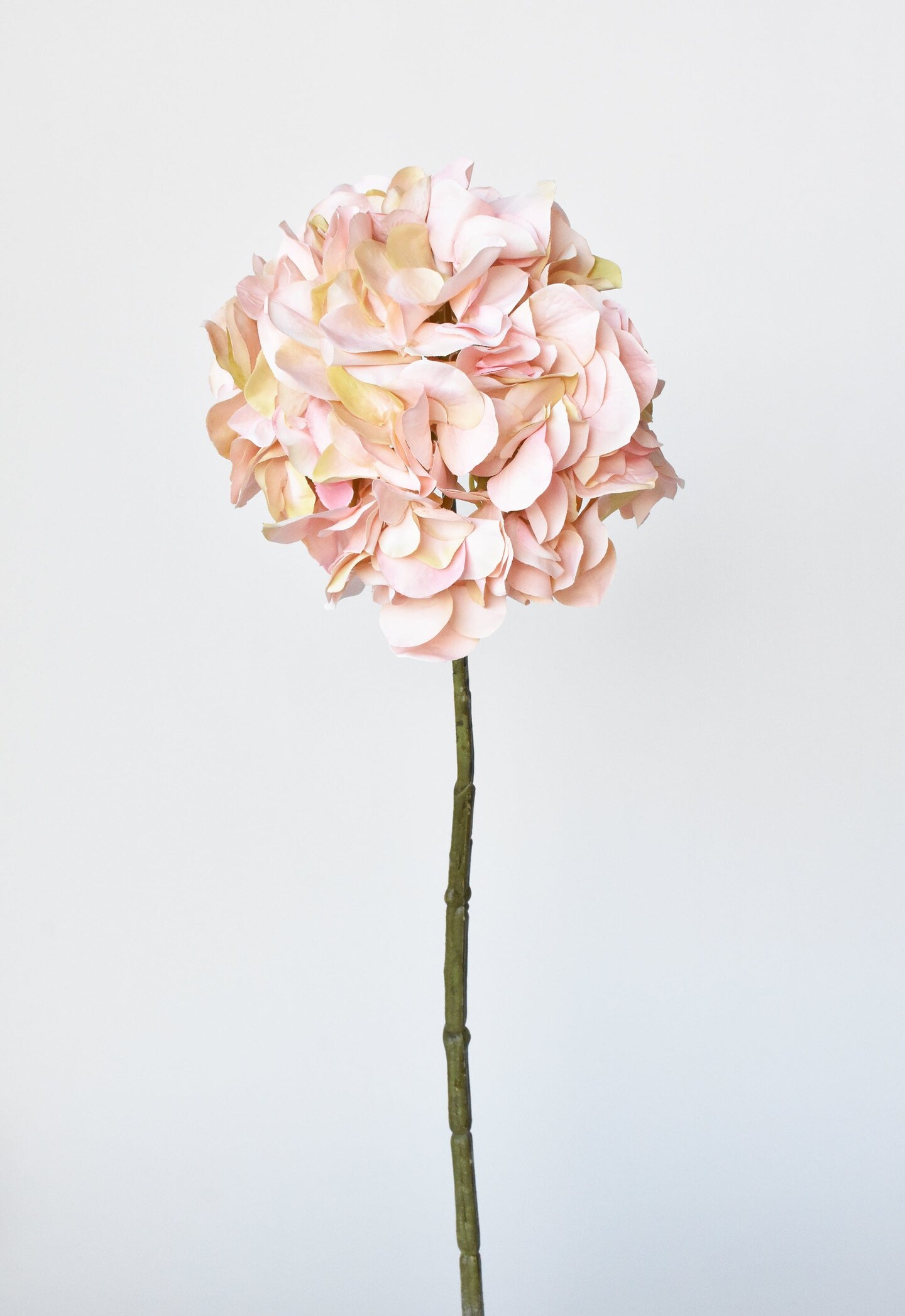 21&#x22; Faux Light Pink Hydrangea Stem