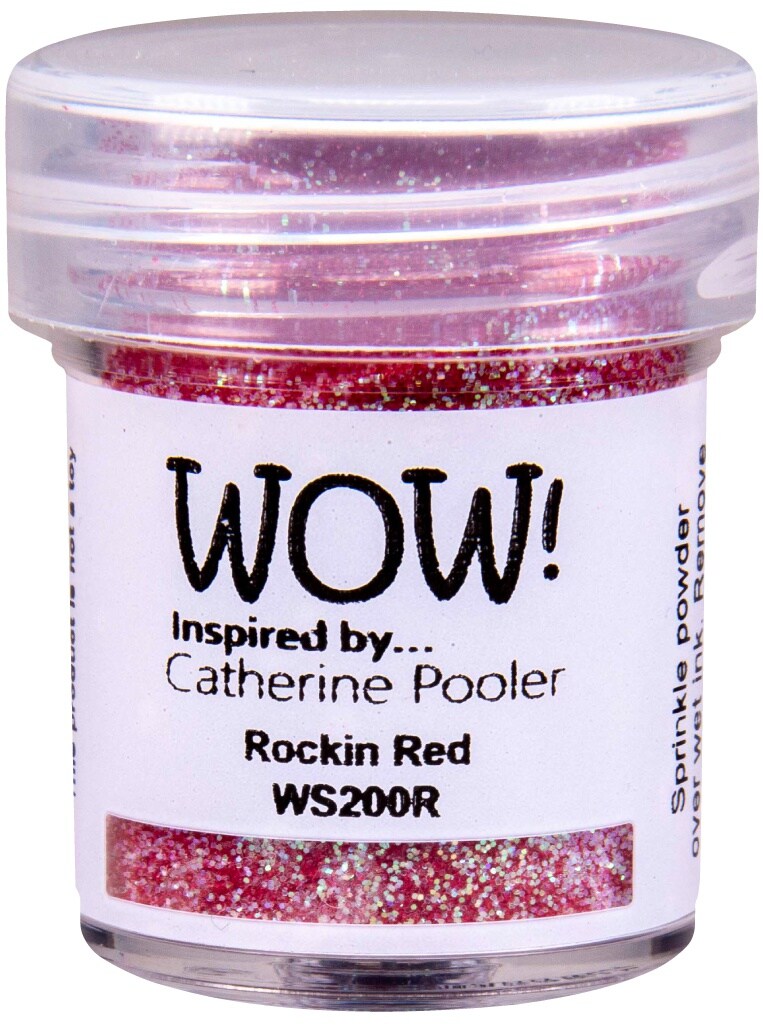 Wow! Embossing Powder 15Ml-Rockin Red