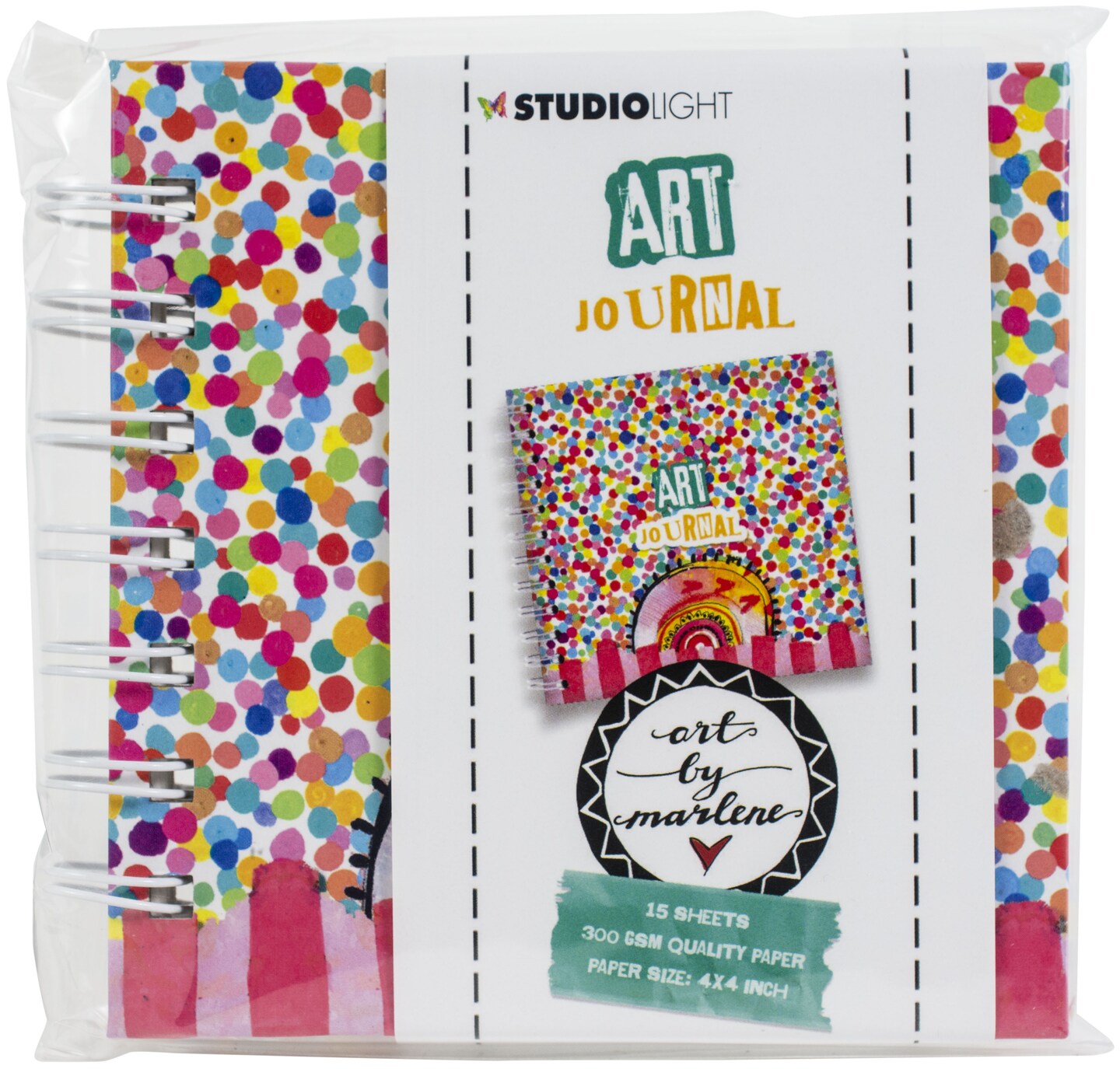 Studio Light Confetti Marlene&#x27;s World Art Journal-Nr.12