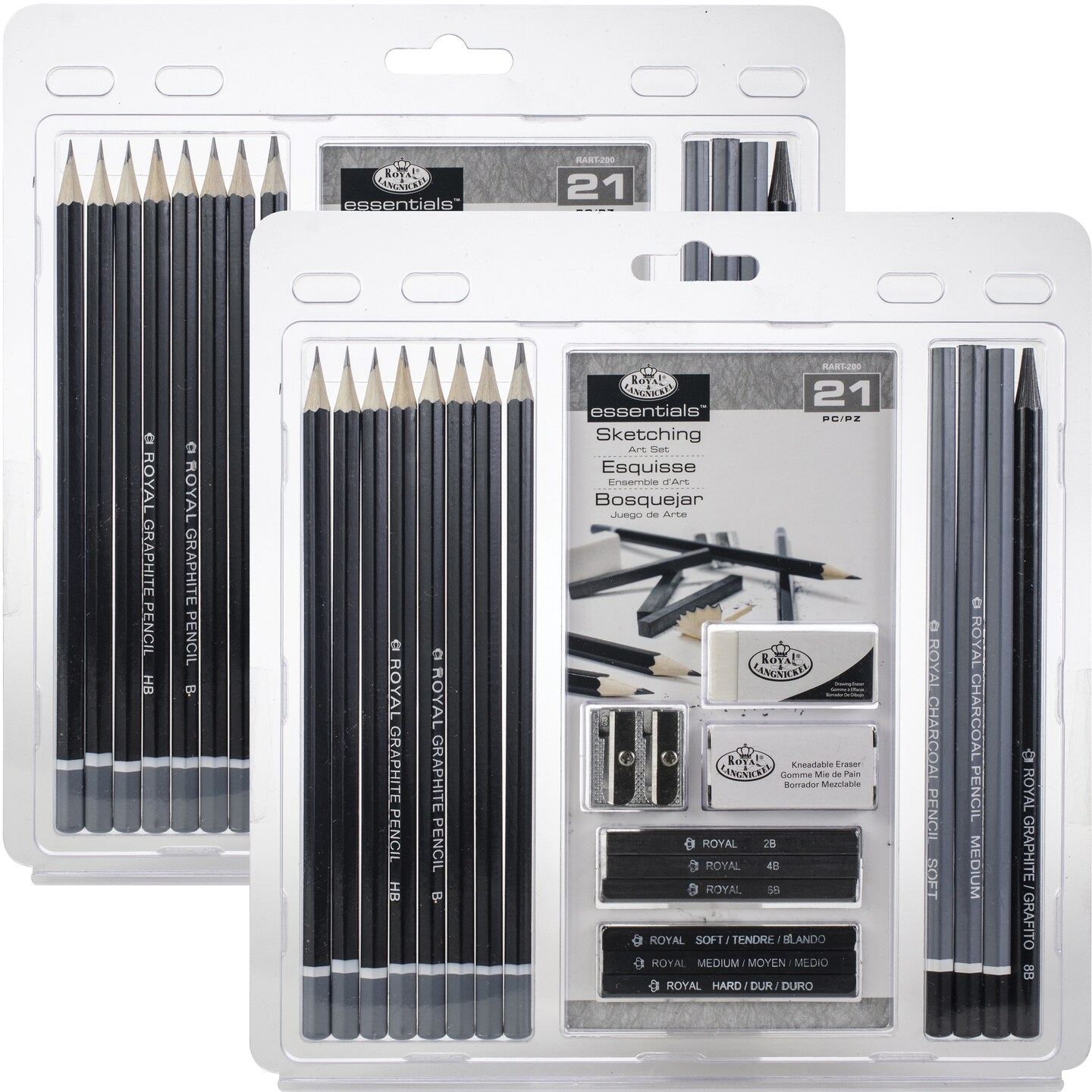 Multipack of 2 - essentials(TM) Artist Set-Sketching