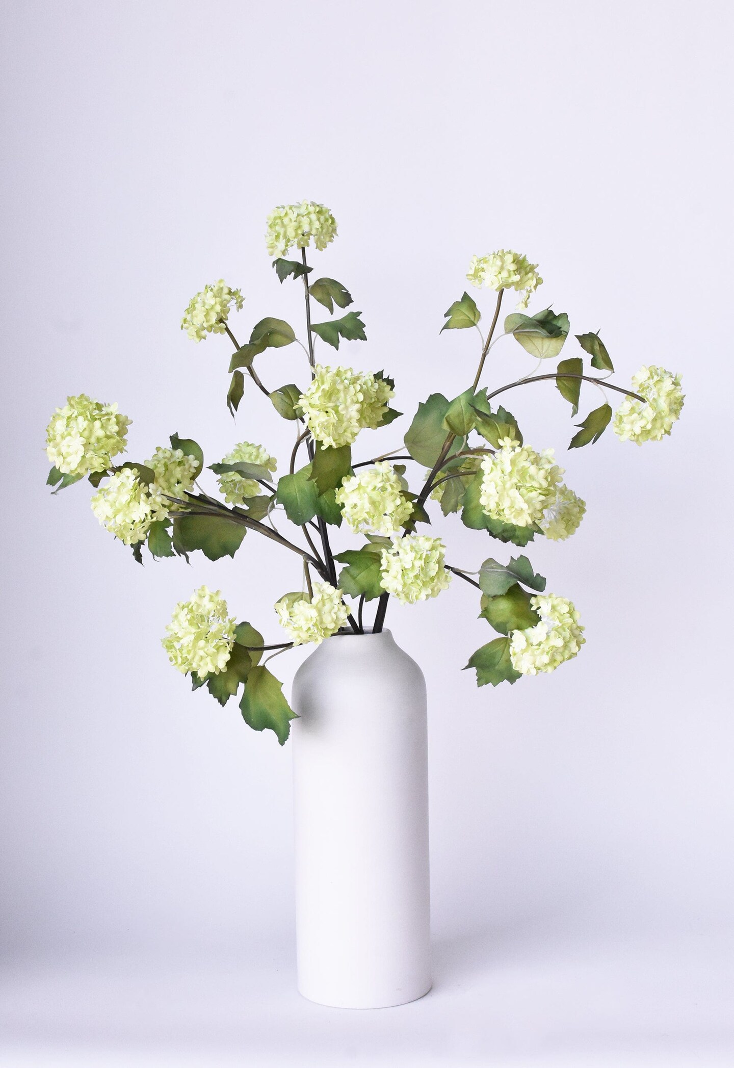 30&#x22; Faux Green Snowball Hydrangea Stem