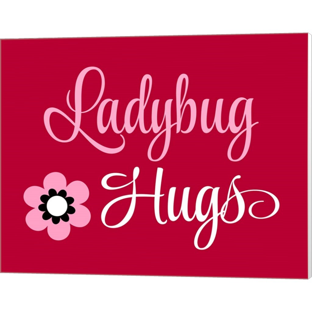 Butterfly Kisses &#x26; Ladybug Hugs by Tamara Robinson 15&#x22; x 12&#x22; Canvas Wall Art (Set of 2)