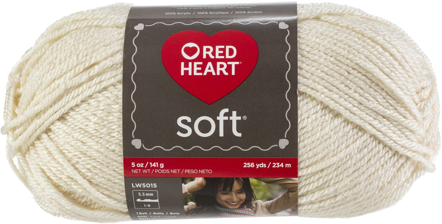 Red Heart Soft Yarn - Coral