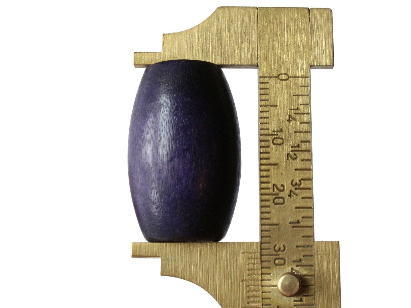 6 30mm Mixed Color Wood Barrel Beads Wooden Tube Beads Large Hole Macrame Beads