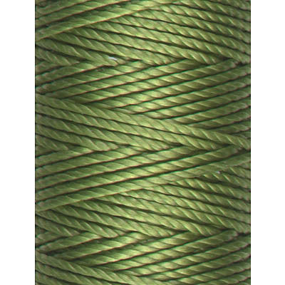 C-Lon Tex 400 Heavy Weight Bead Cord, Moss - 1.0mm, 36 Yard Spool