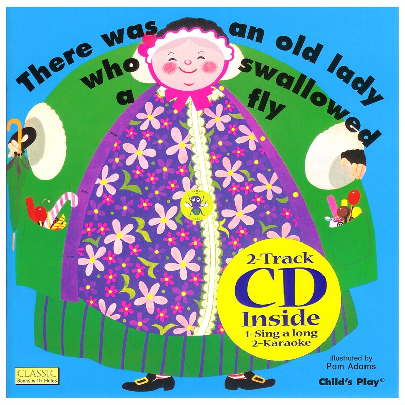 There Was An Old Lady, Classic Books With Holes, Book With Cd