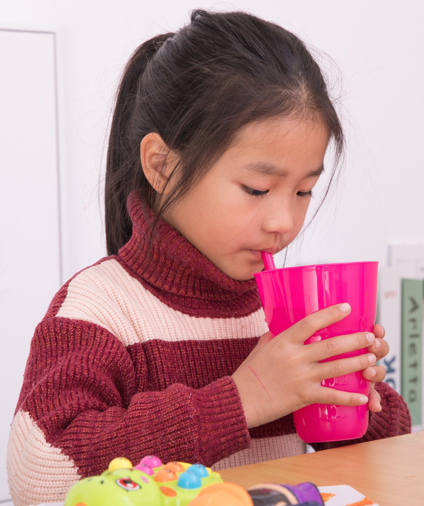 Reusable Plastic Cups with Straw Michaels