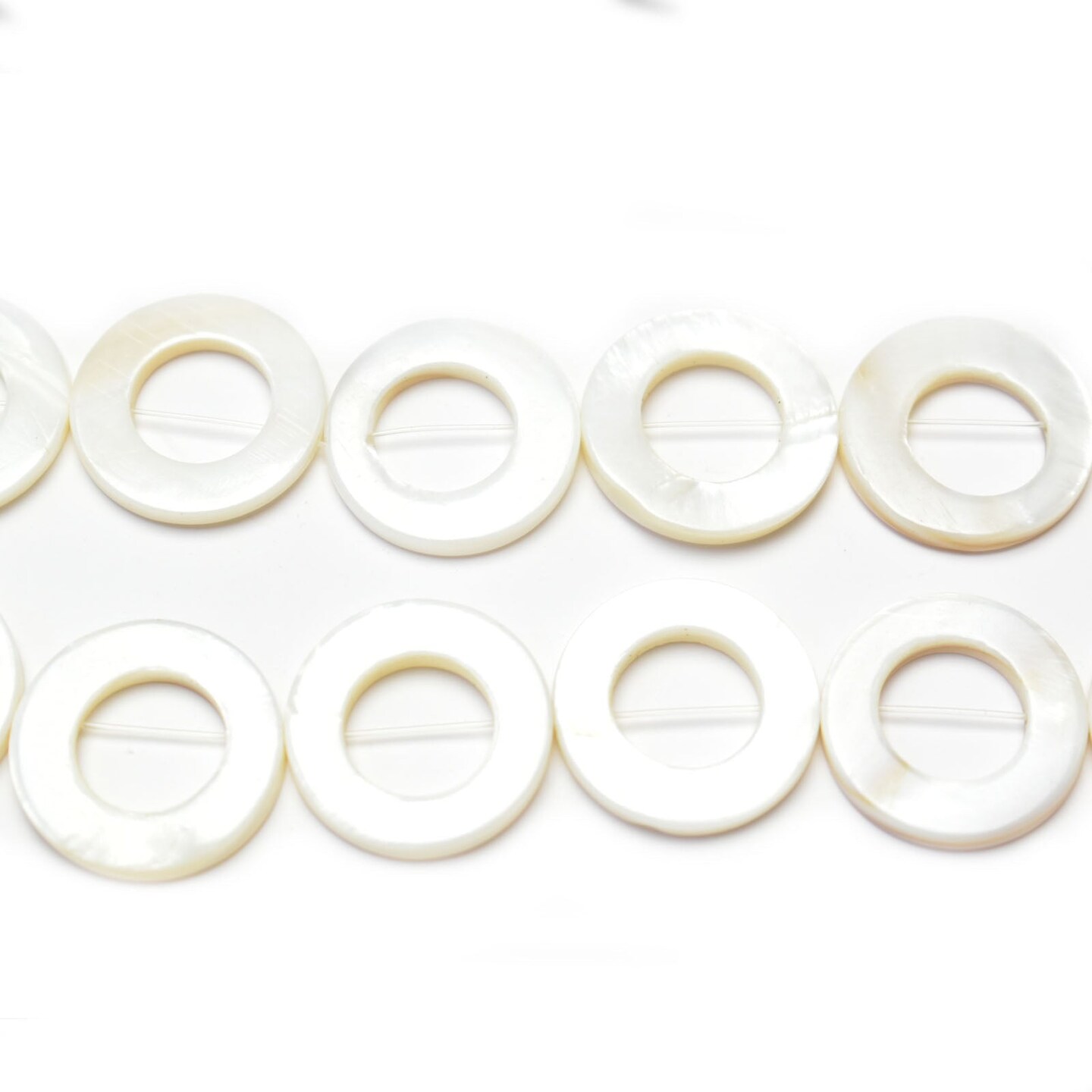 Natural Shell Loop 20mm Beads Michaels