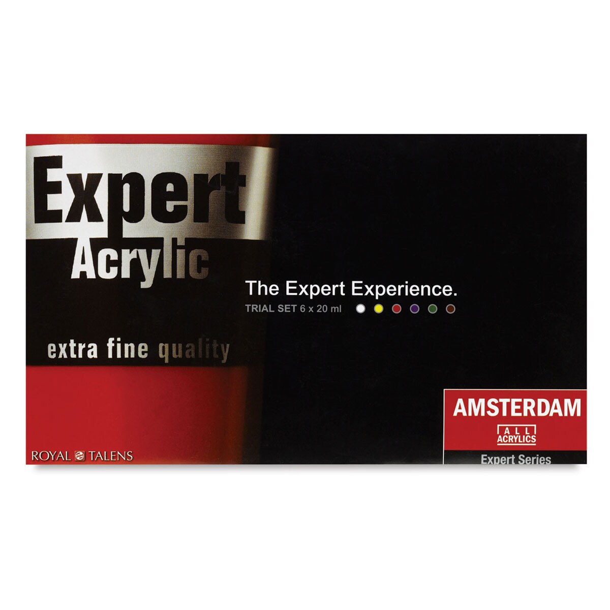 Amsterdam Expert Series Acrylic Paints - Set of 6, Assorted Colors, 20 ml Tubes