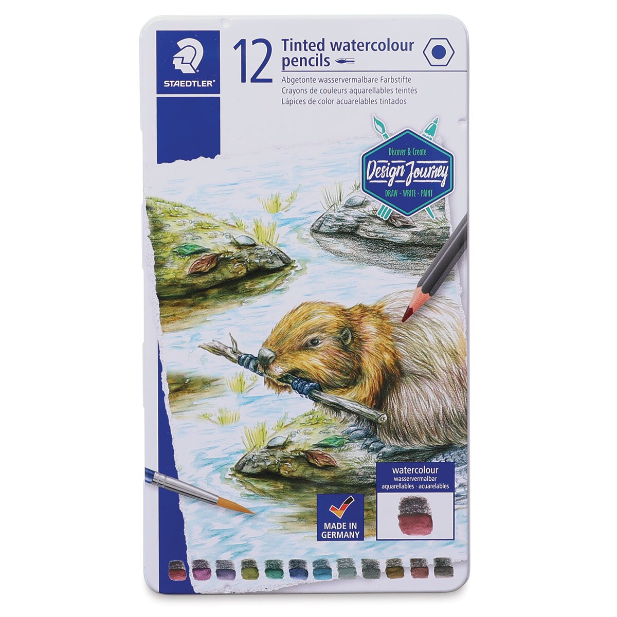 Staedtler Tinted Watercolor Pencils - Set of 12