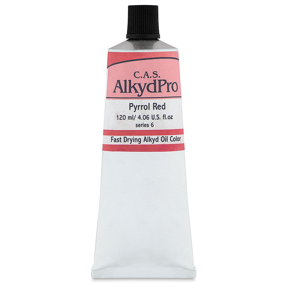 CAS AlkydPro FastDrying Alkyd Oil Color Pyrrol Red, 120 ml tube