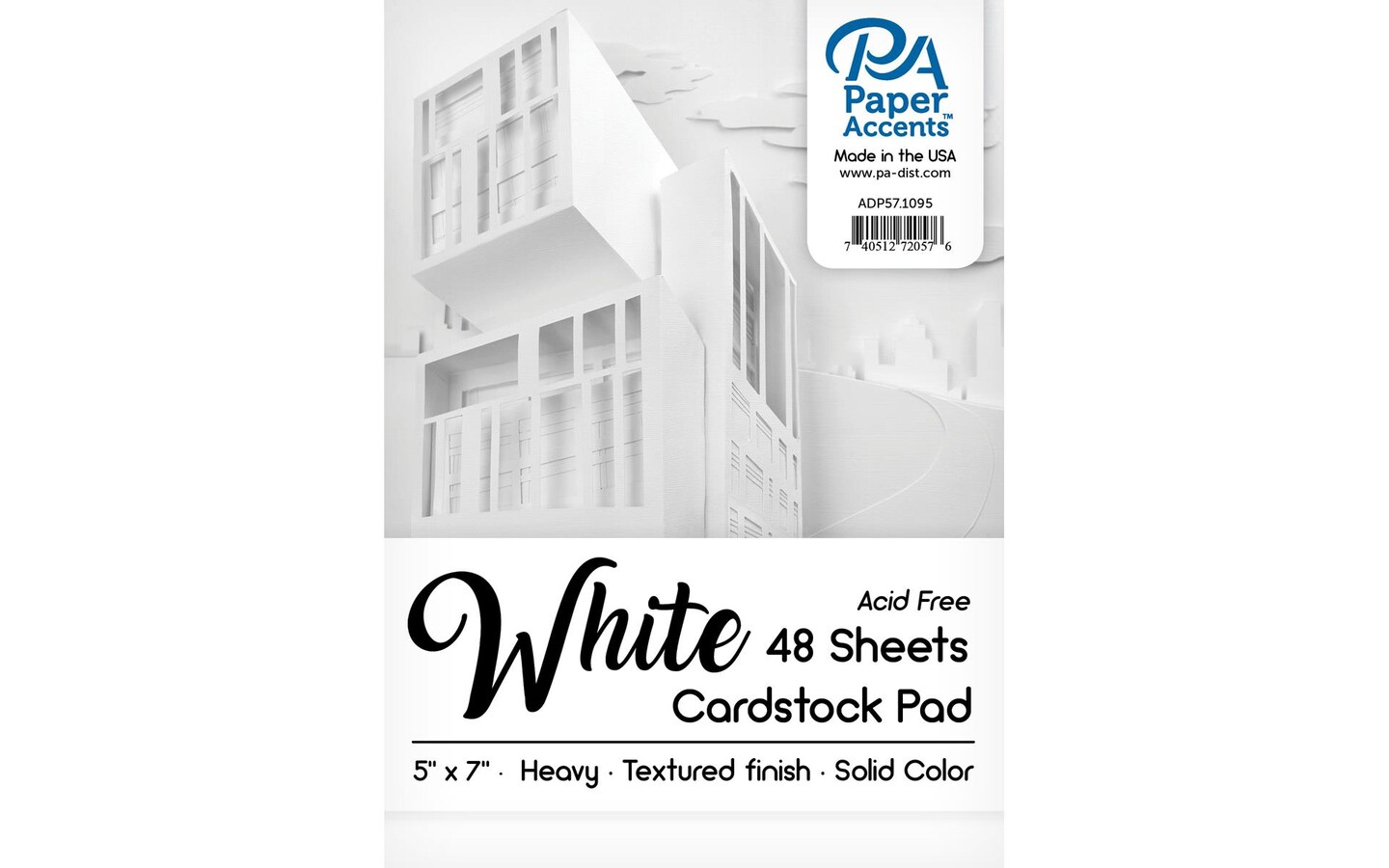 Cardstock Pad 5x7 48pc White Michaels