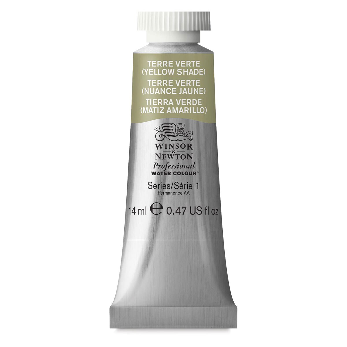 Winsor &#x26; Newton Professional Watercolor - Terre Verte (Yellow Shade), 14 ml Tube