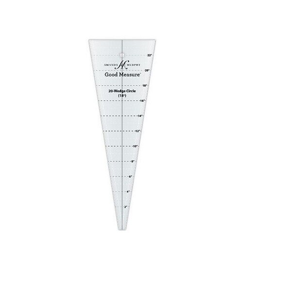 Good Measure - Amanda Murphy - 20 Wedge Circle Ruler 18 degree