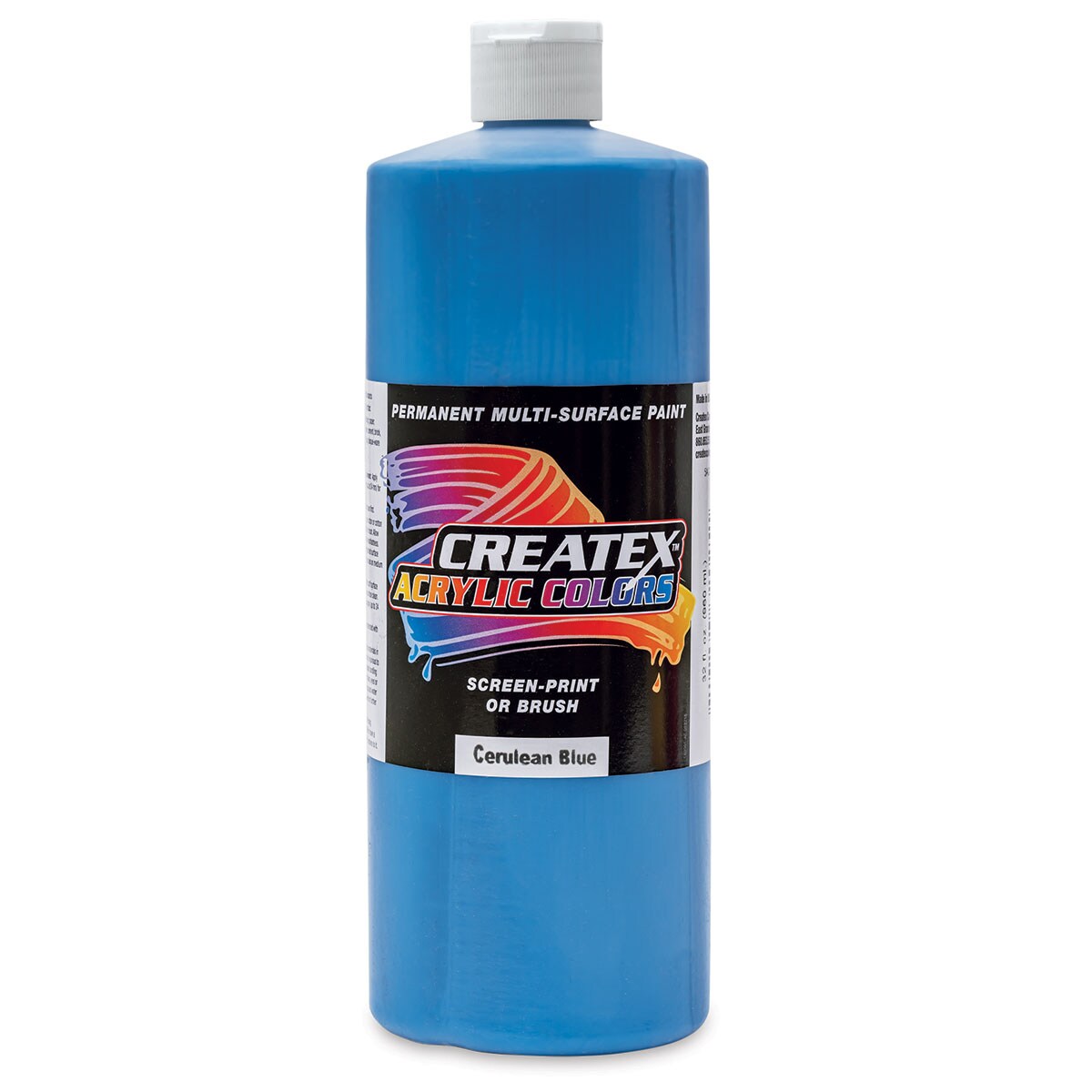 Createx Acrylics - Cerulean Blue, Quart | Michaels