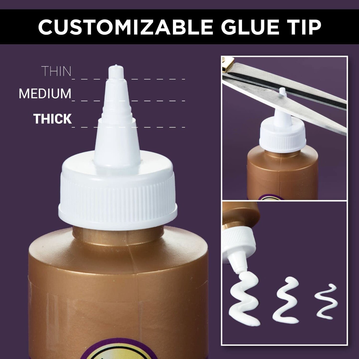 Aleene&#x27;s Original 2 fl. oz. 6-Pack, America&#x27;s Favorite Tacky Glue, 6 Pack, Ideal for Slime, Crafts and School Projects