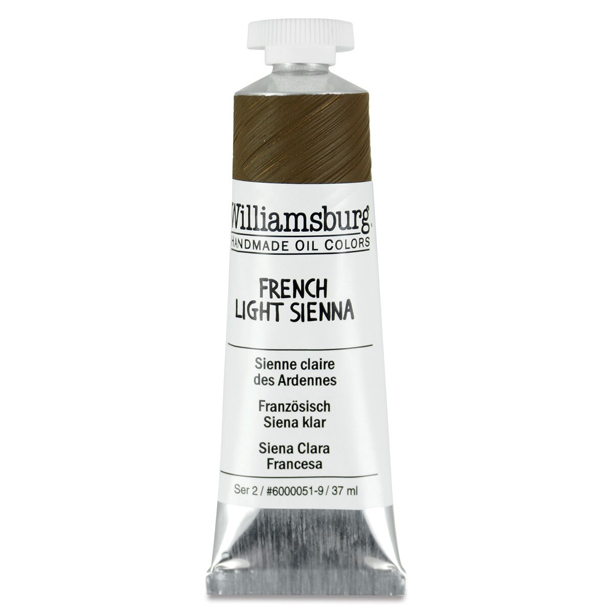 Williamsburg Handmade Oil Paint - French Light Sienna, 37 ml tube