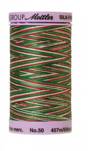 Silk Finish Cotton Multi Polyester Thread 50wt 500yds Seasons Greetings