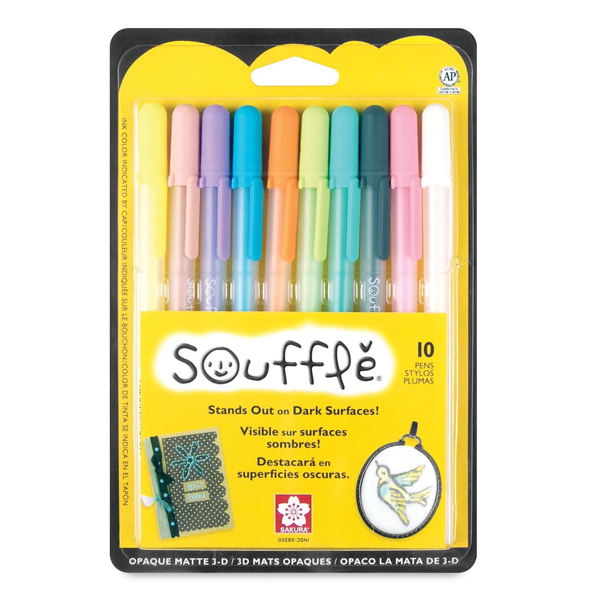 Sakura Souffl&#xE9; 3-D Paint Pens - Set of 10