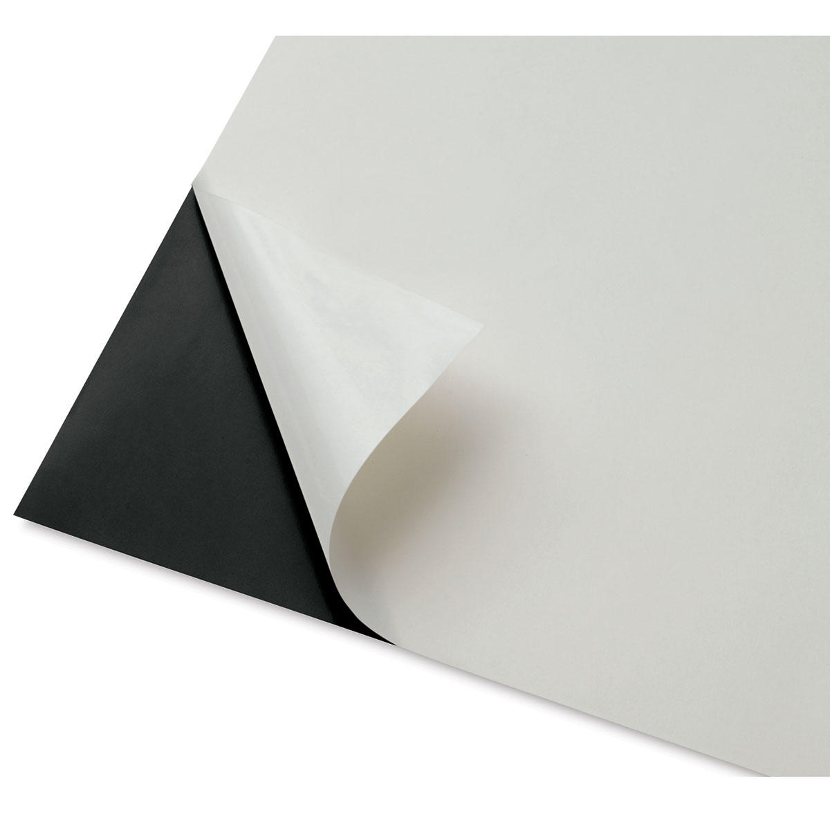Crescent Mounting Board - 11&#x22; x 14&#x22; x Single, Black, Self-Adhesive