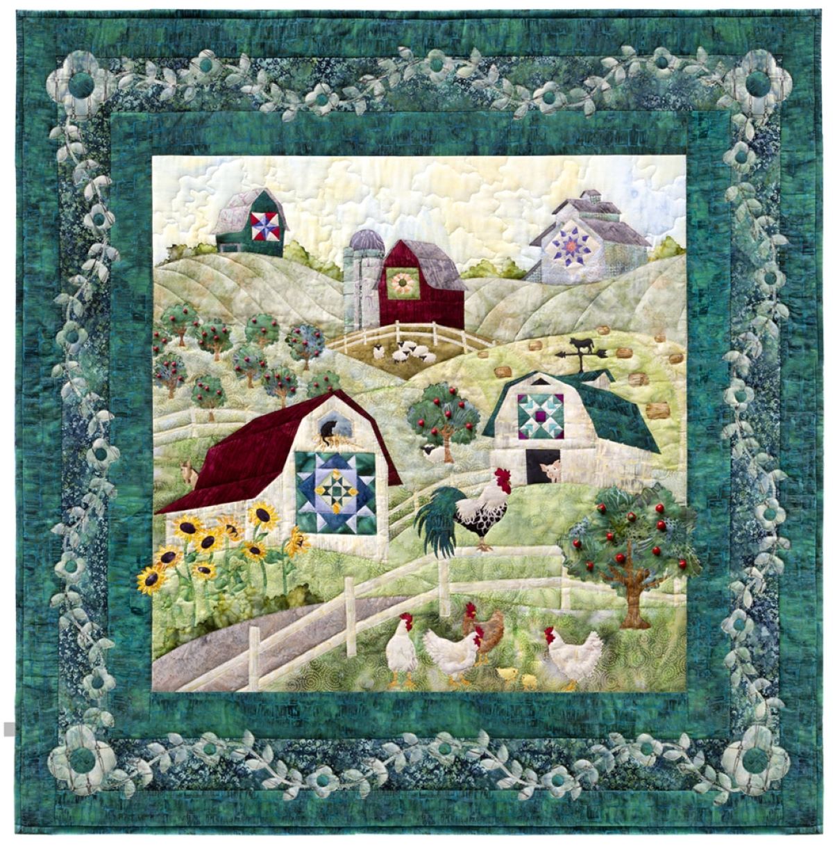 McKenna Ryan And on the Farm Block 1 Barn Scene Pattern Only No Fabric Included