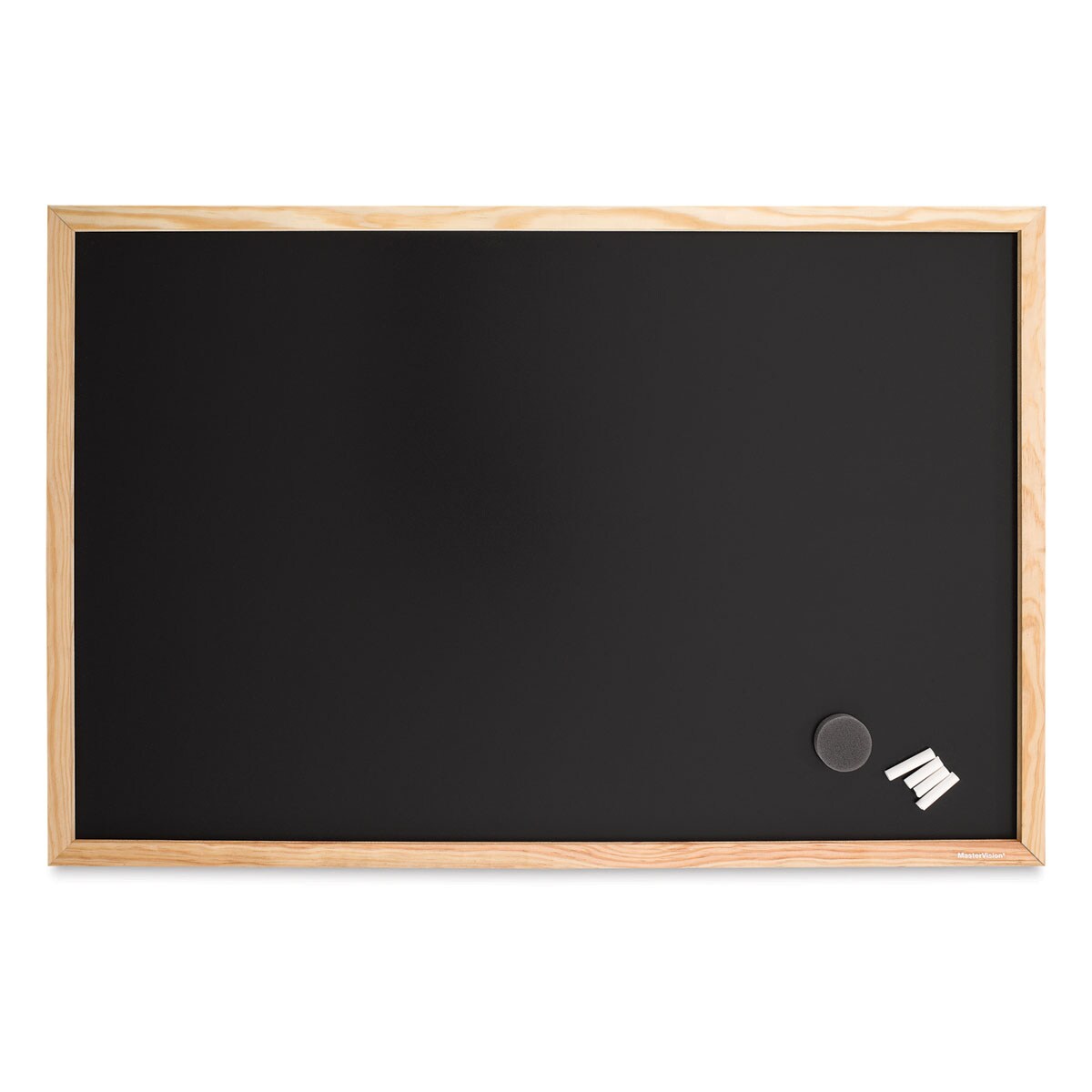 MasterVision Pine Wood Frame Chalkboard - 24&#x22; x 36&#x22;
