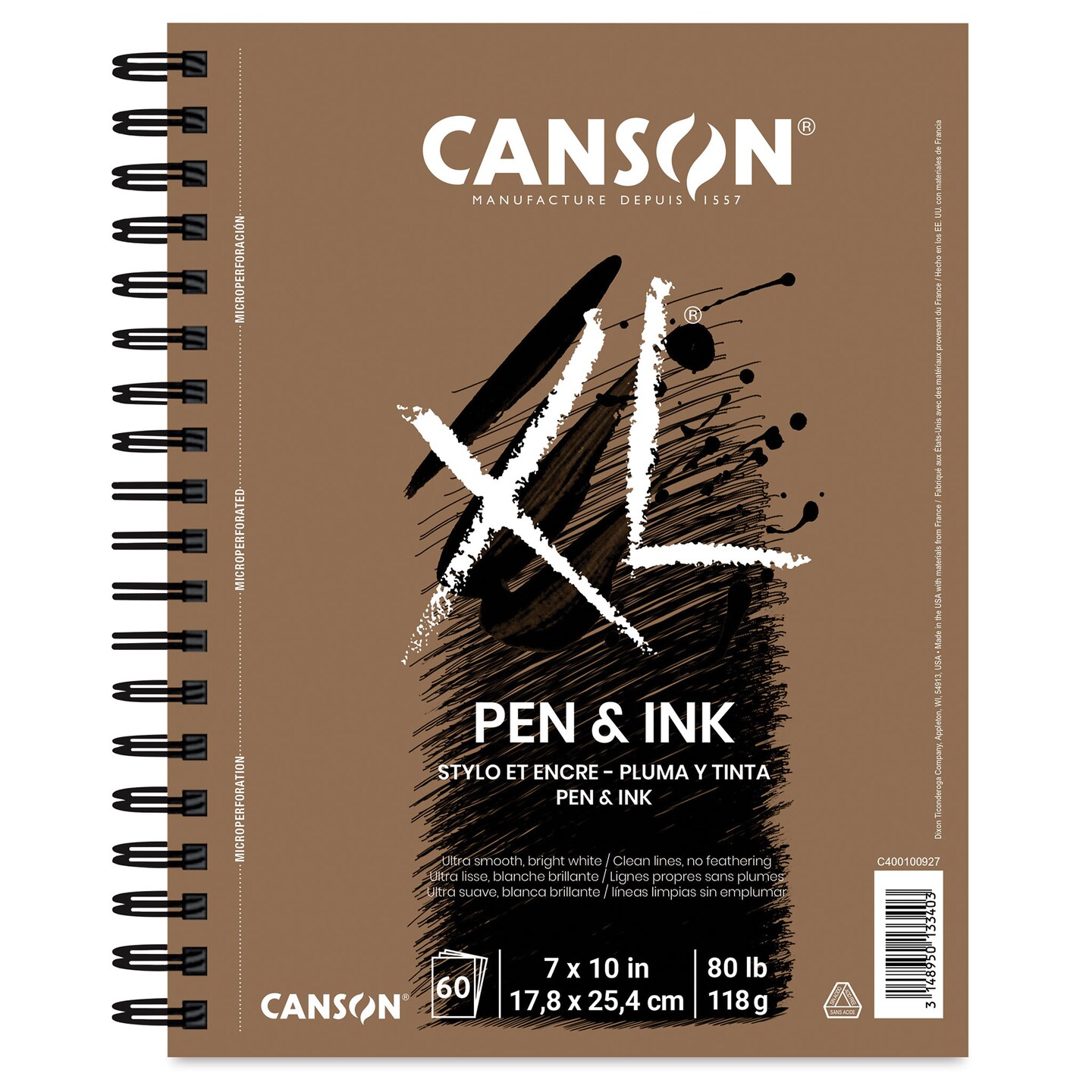 Canson XL Pen and Ink Pad - 10&#x22; x 7&#x22;, 60 sheets