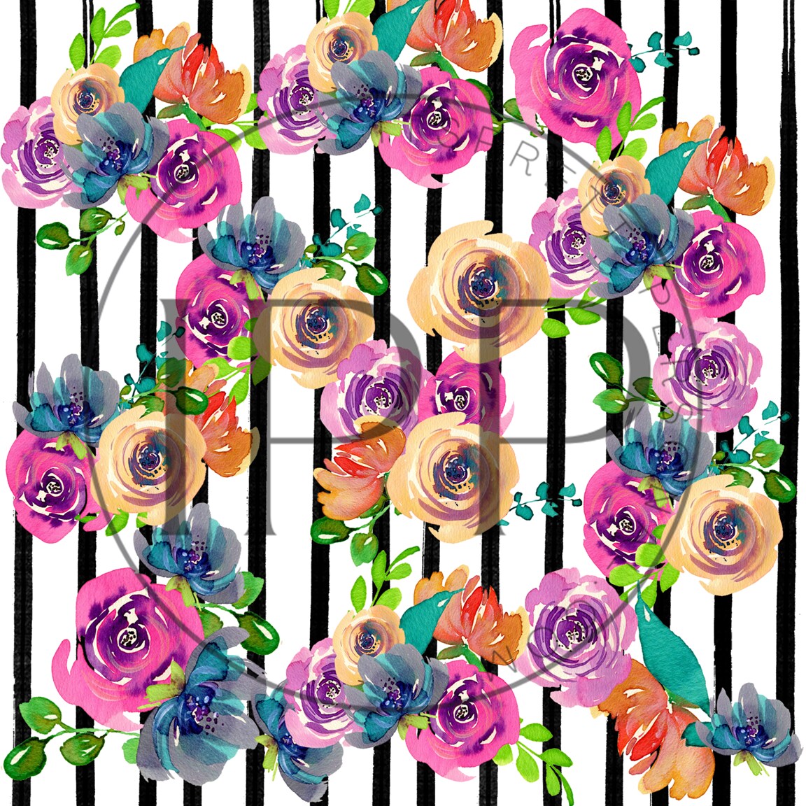 #227 CLEAR Rose Above It (IPP EXCLUSIVE)  12x12 Pattern Vinyl