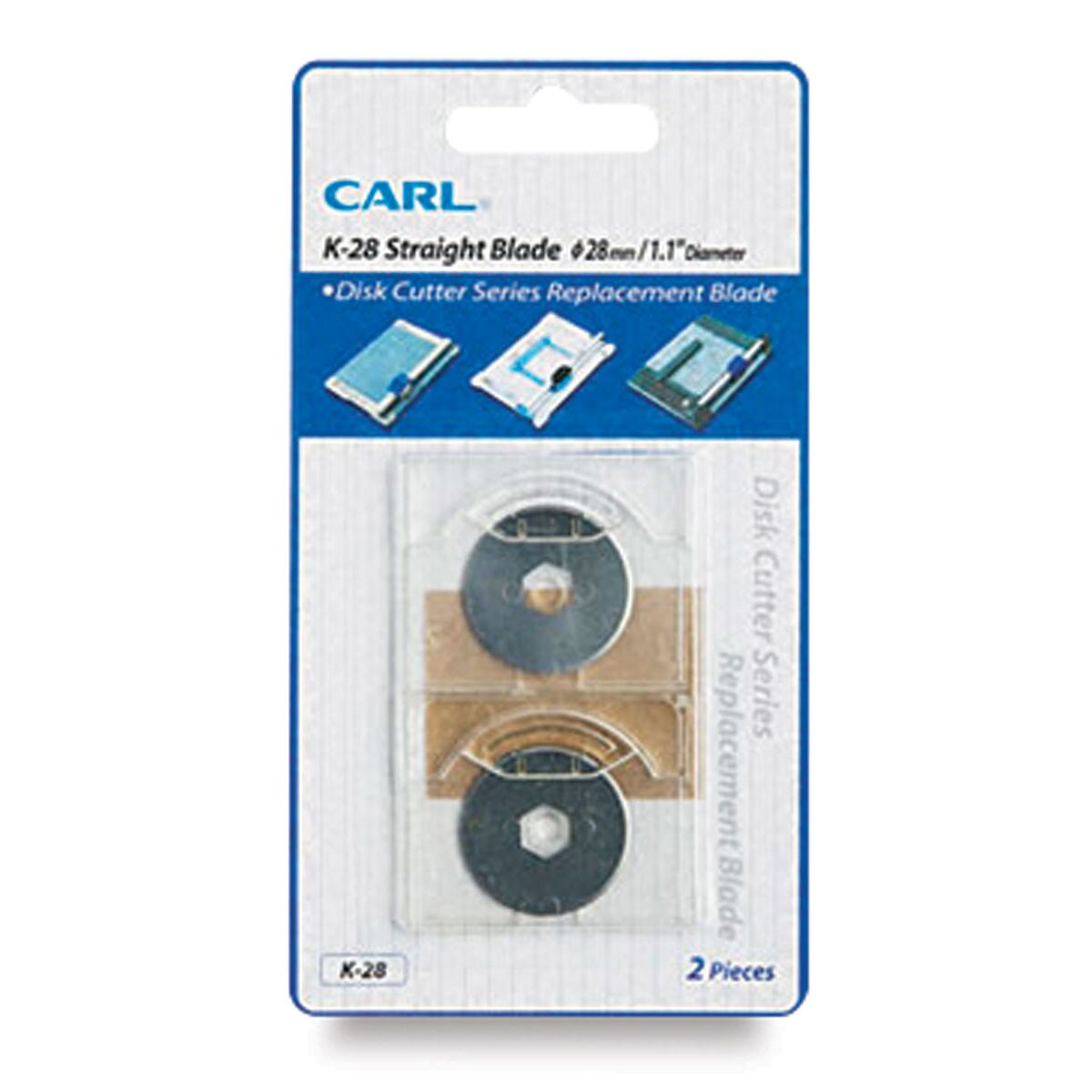 Carl Heavy Duty Trimmer - Set of 2 Straight Replacement Blades
