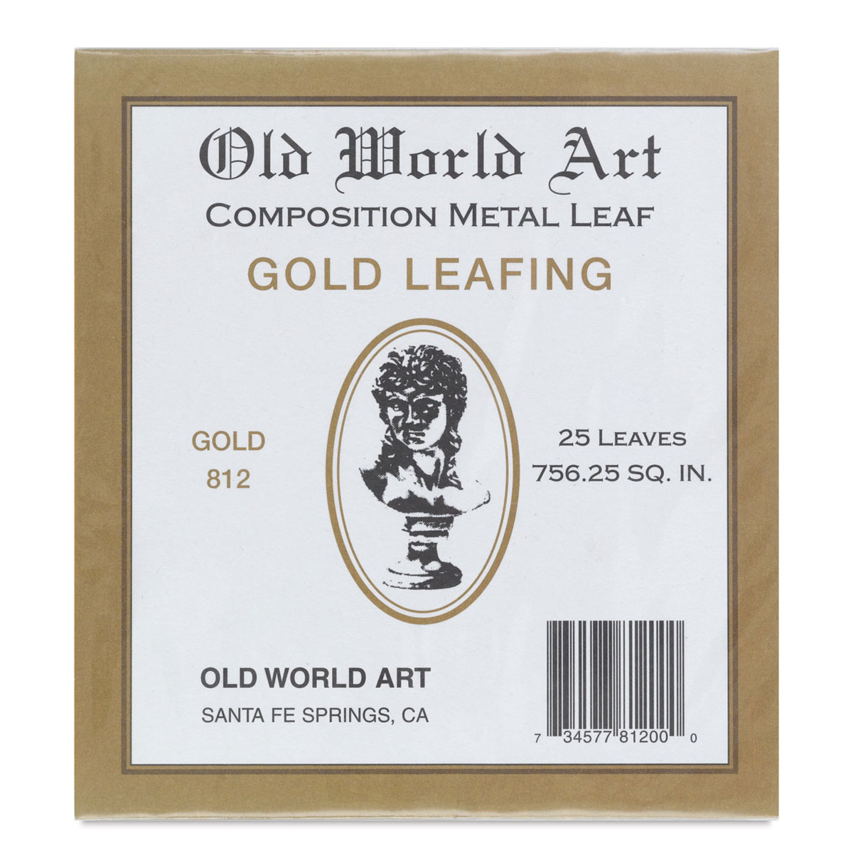 Old World Art Leaf - 25 Sheets, Gold