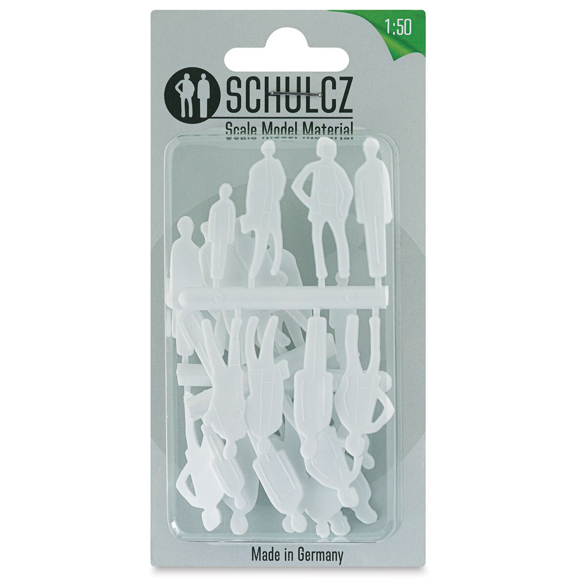 Schulcz Scale Model Figures - Silhouette, Pkg of 20, 1:50, 1/4&#x22;