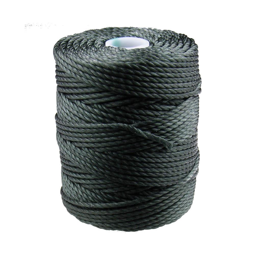 C-Lon Tex 400 Heavy Weight Bead Cord, Forest Green ,1.0mm, 36 Yard Spool