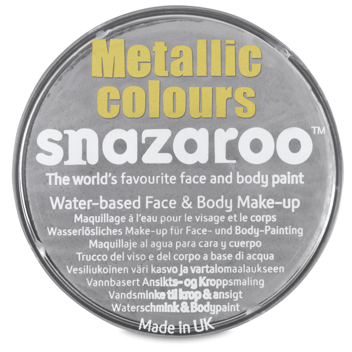 Snazaroo Face Paint - Silver, 18 ml container