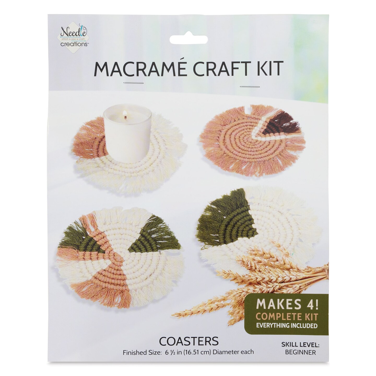 Needle Creations Macram&#xE9; Coasters Kit