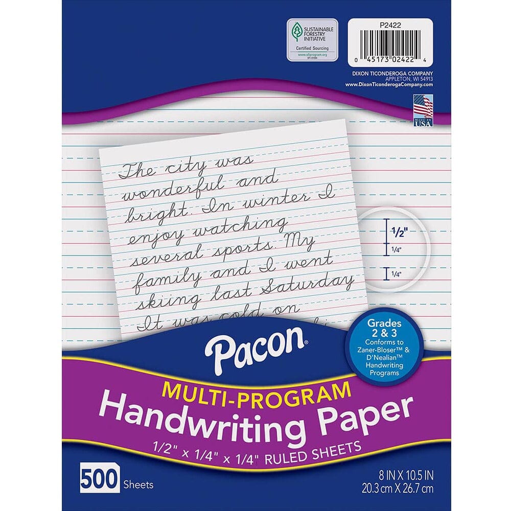 Handwriting Paper (Short Ruled Bulk)
