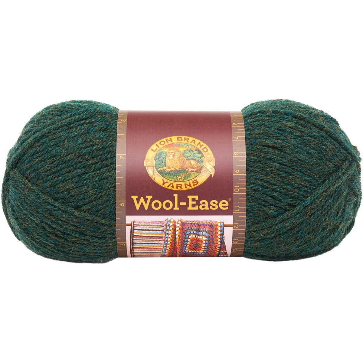 Multipack of 20 - Lion Brand Wool-Ease Yarn -Forest Green Heather