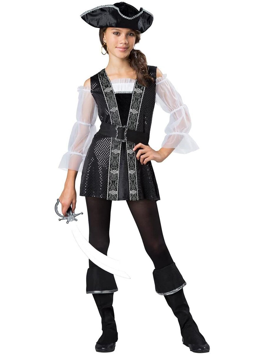 The Tattoo Pirate Lass Girl&#x27;s Teen Costume