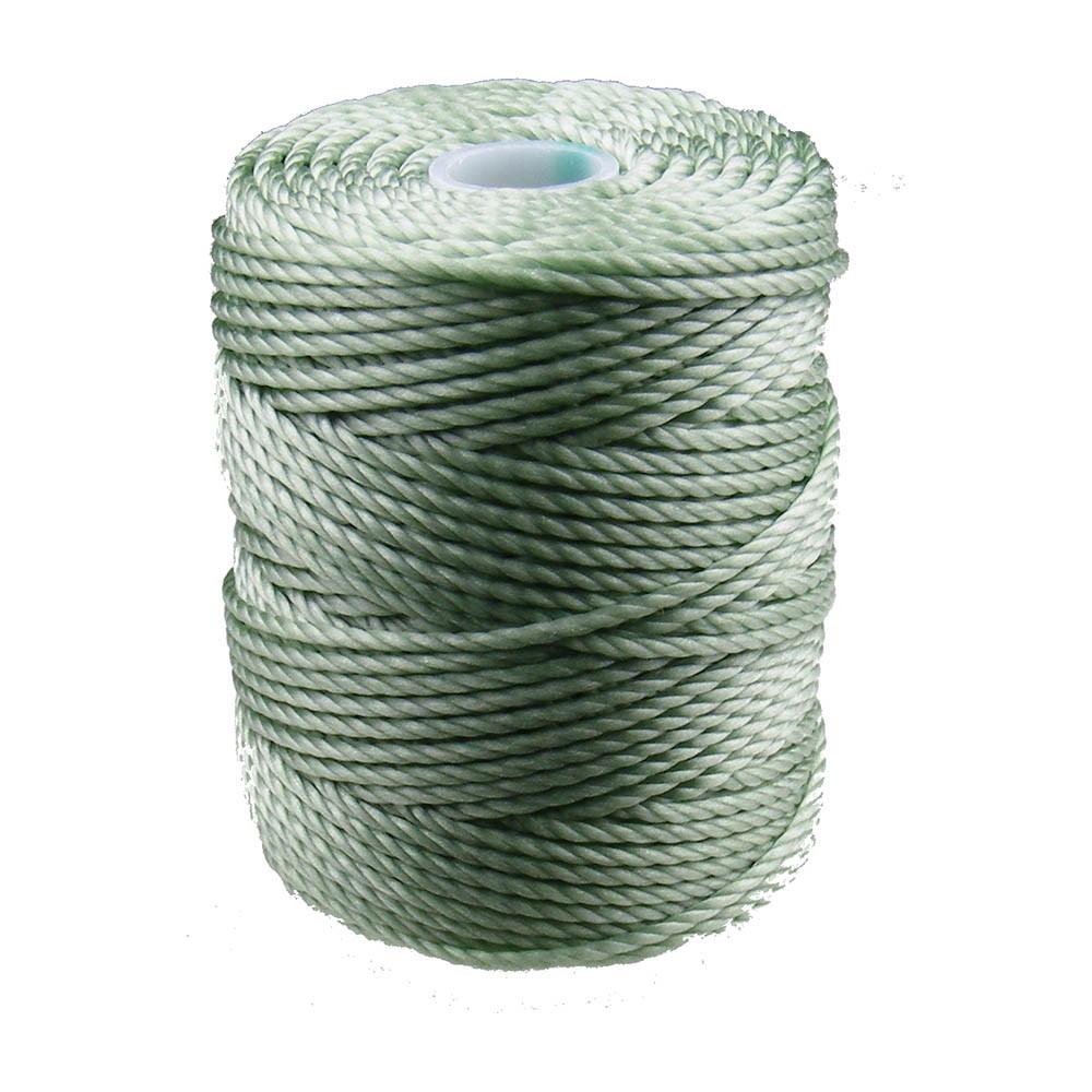 C-Lon Tex 400 Heavy Weight Bead Cord, Mint ,1.0mm, 36 Yard Spool
