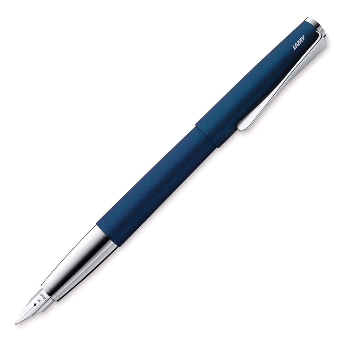 Lamy Studio Fountain Pen And Ballpoint Set - Blue (Retired), Medium Steel Nib (Excellent, Works Well) - Peyton Street Pens - View #4