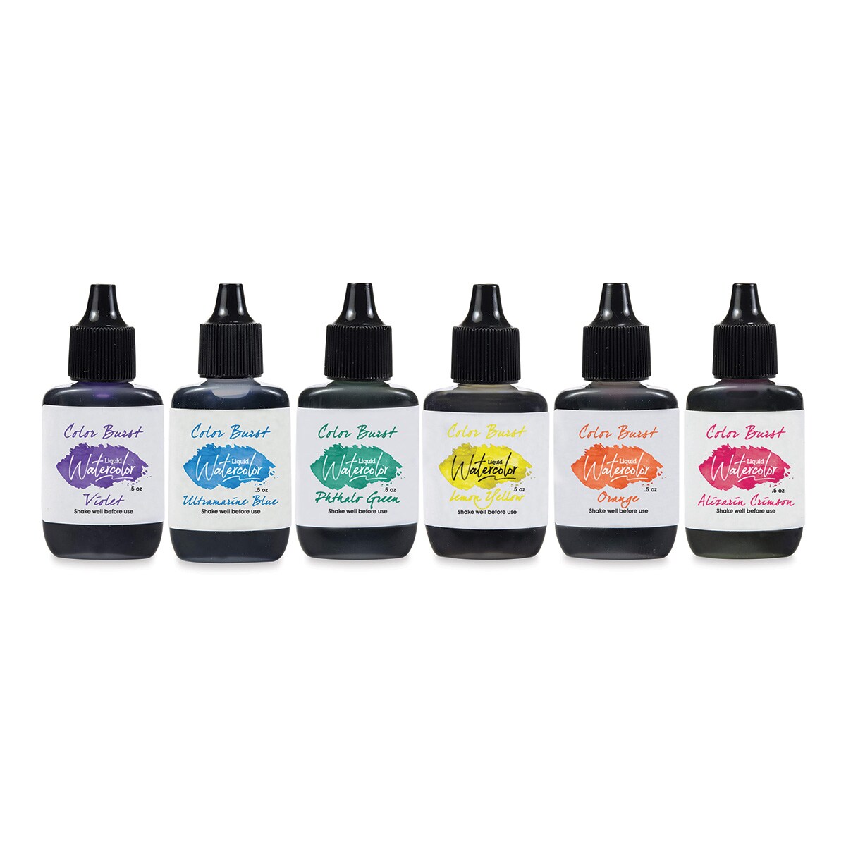 Color Burst Watercolor - Brights, Set of 6