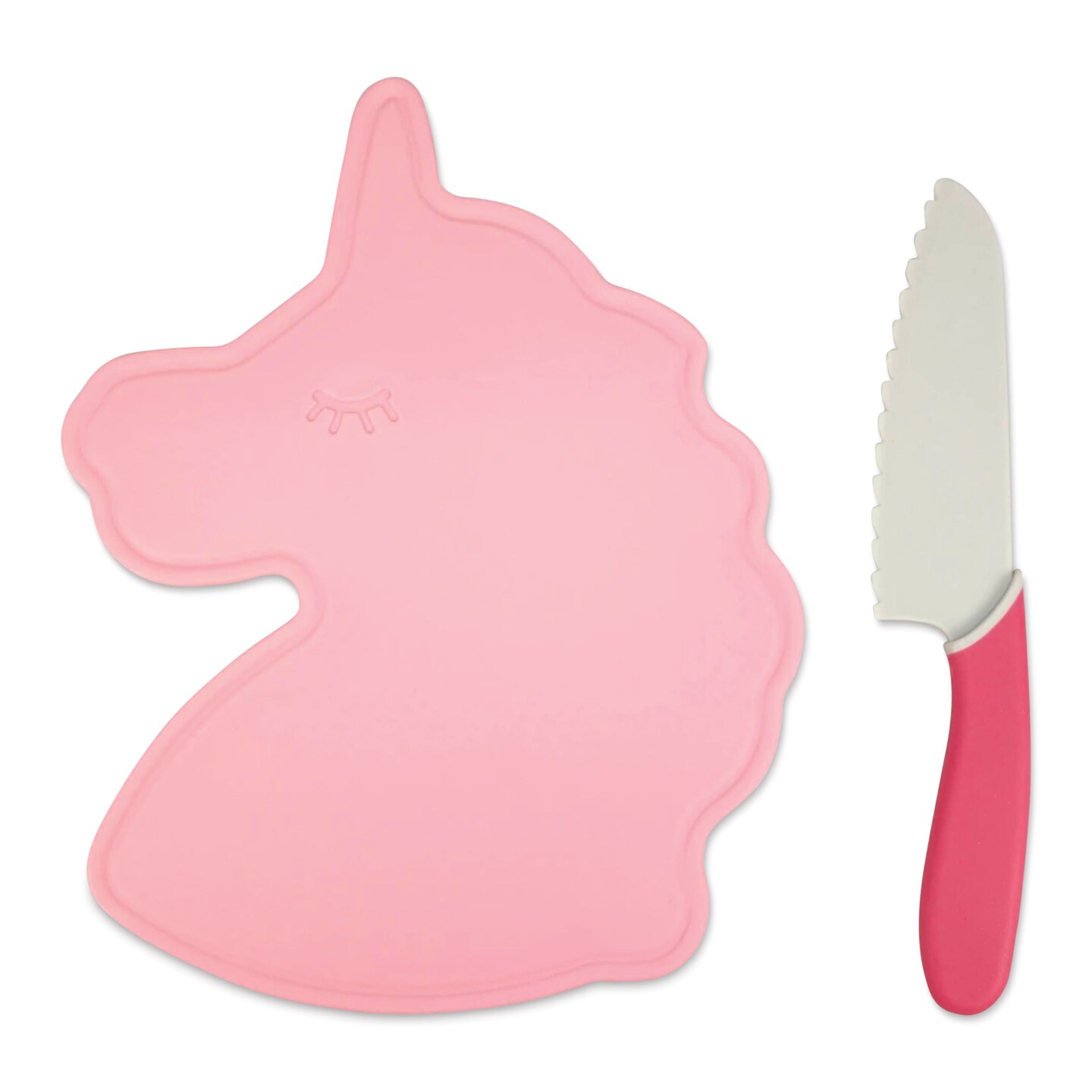 Handstand Kitchen Cutting Board & Knife Set - Rainbows and Unicorns