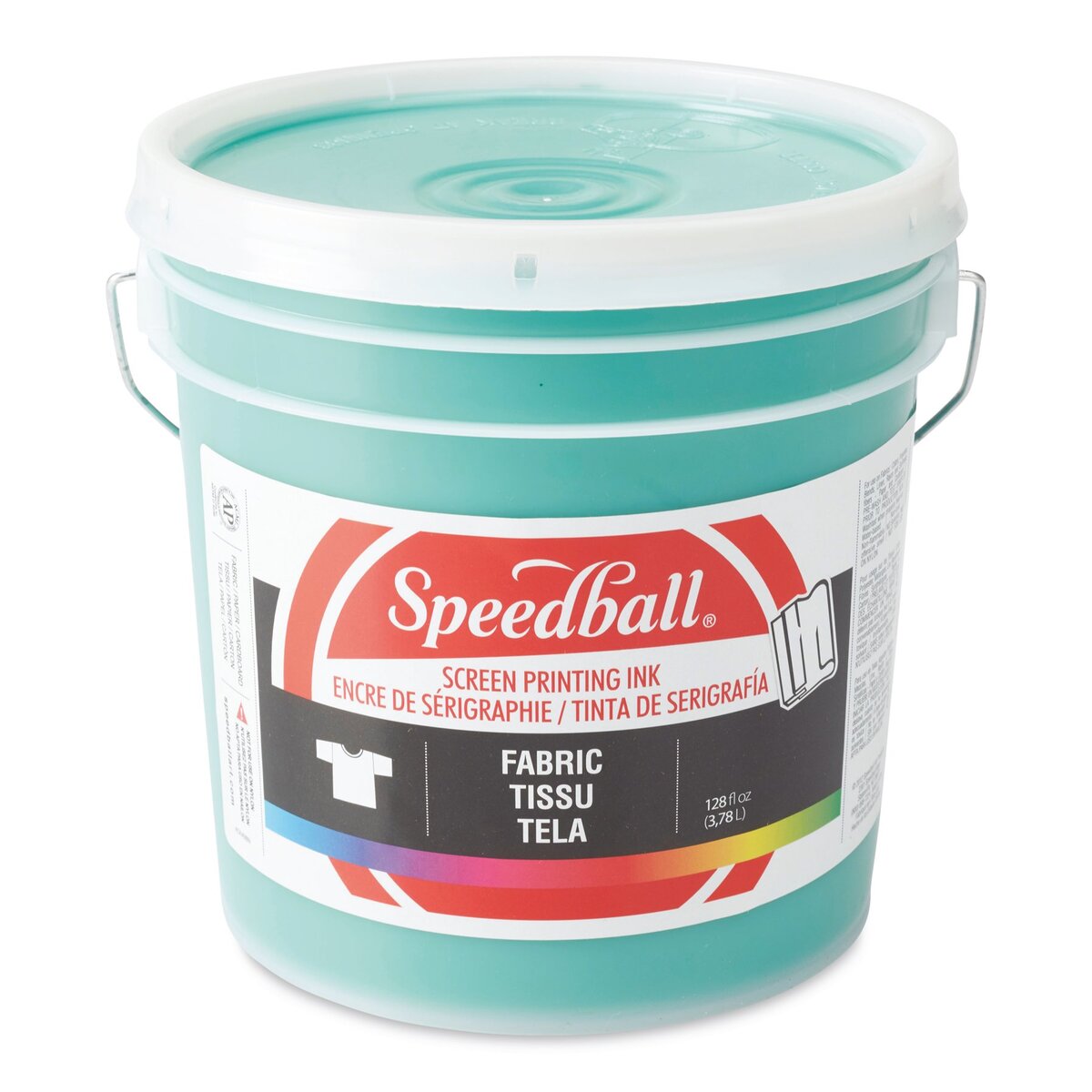 Speedball Fabric Screen Printing Ink - Green, 128 oz, Bucket