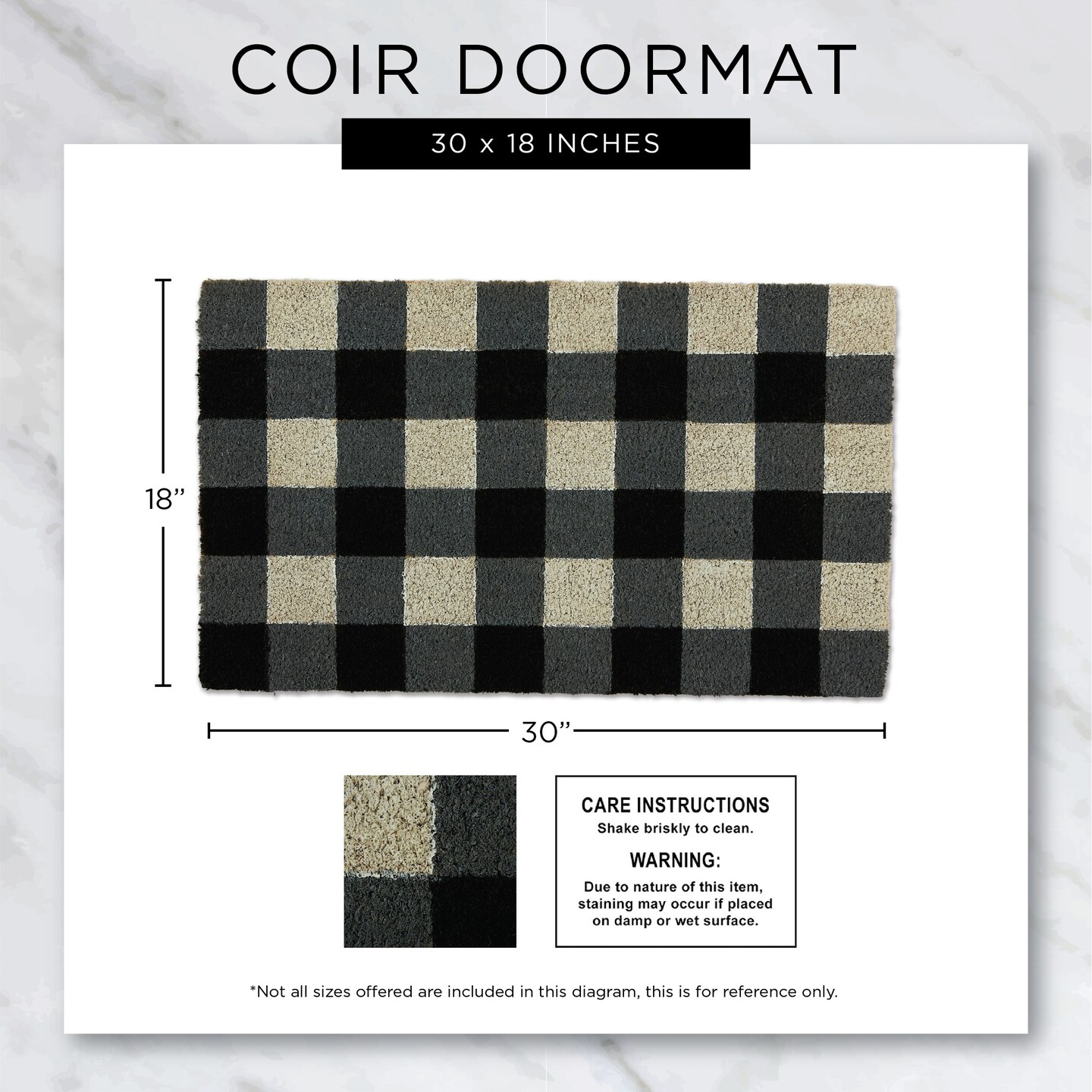 DII Butterfly Blooms Doormat