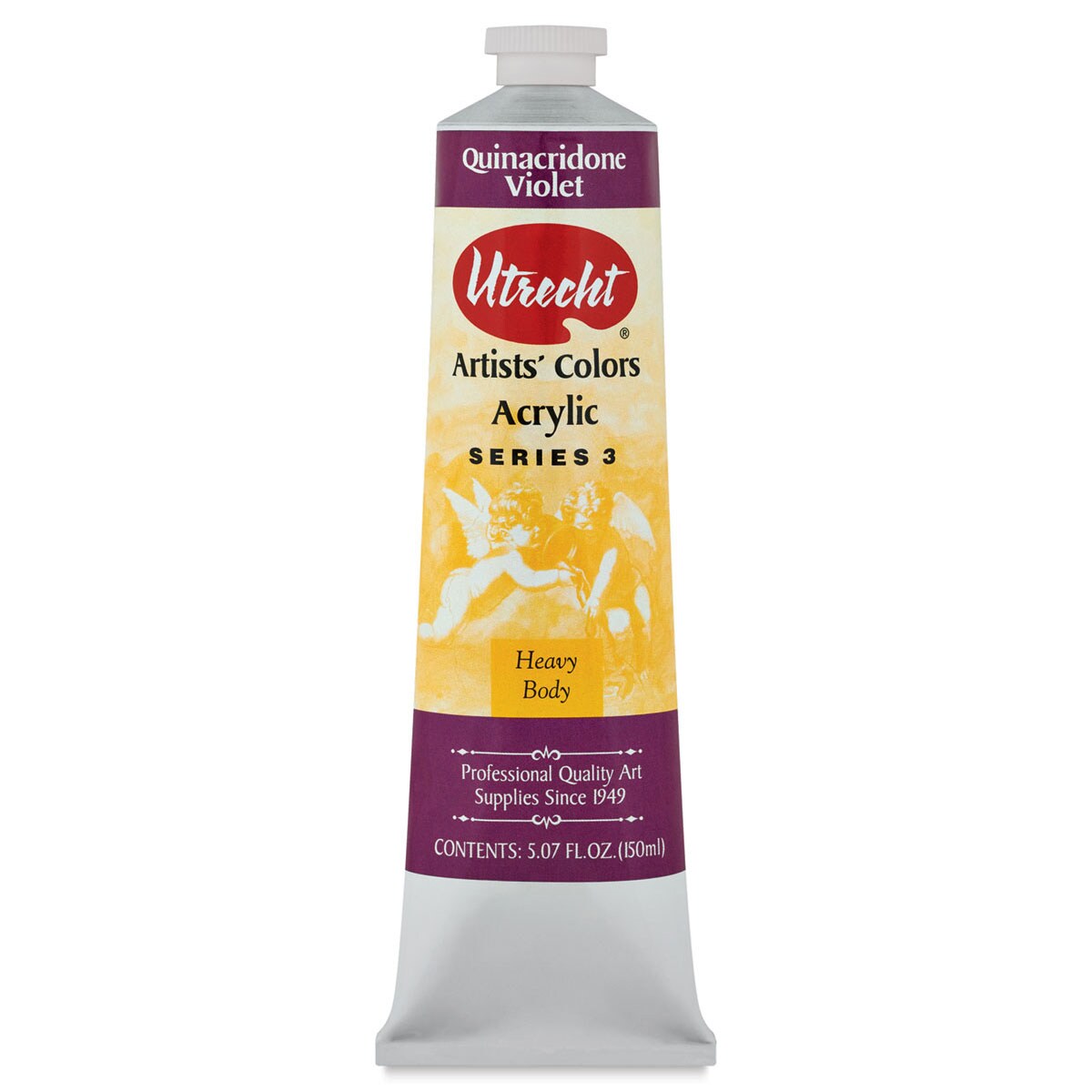 Utrecht Artists' Acrylic Paint Quinacridone Violet, 5 oz tube Michaels