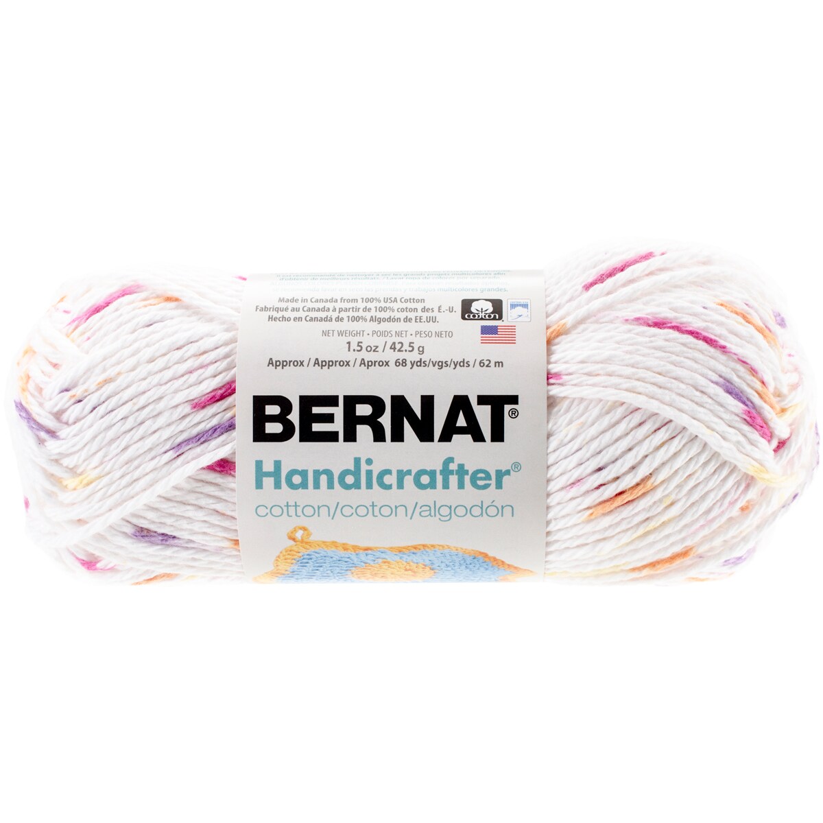 Bernat Handicrafter Cotton Yarn - Ombres-Floral Prints