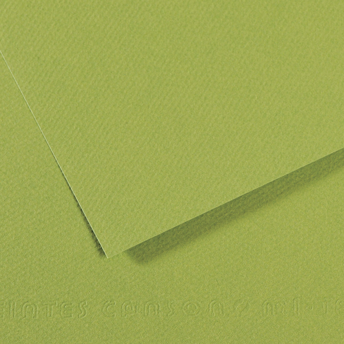 Canson Mi-Teintes Drawing Papers - 8-1/2&#x22; x 11&#x22;, Apple Green, 25 Sheets